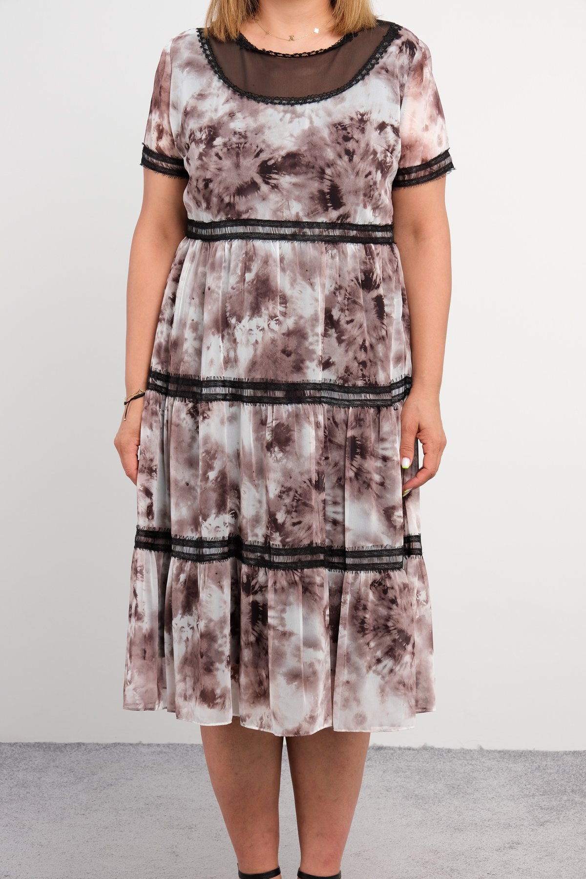 Day Dresses Medium-Brown