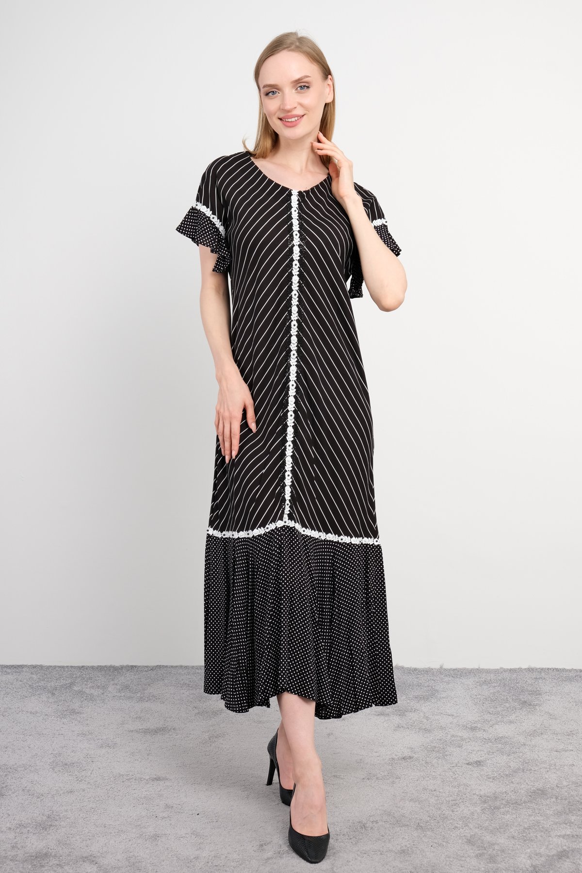 Day Dresses Long-Black