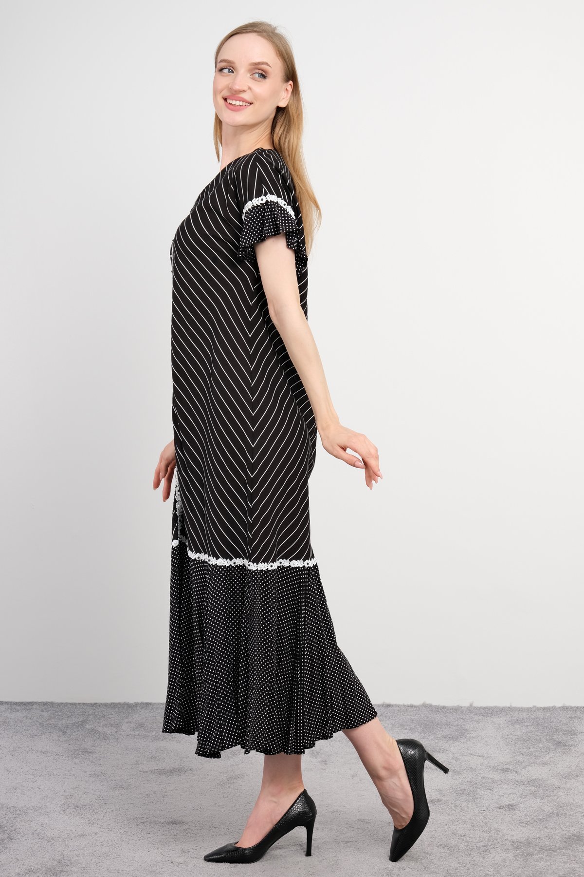 Day Dresses Long-Black
