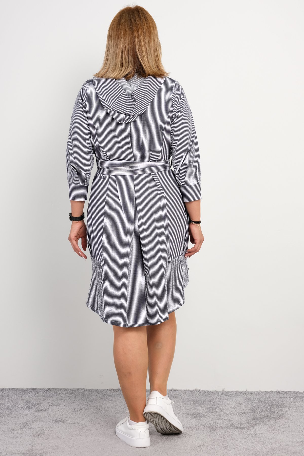 Trench Coats-Dark Blue