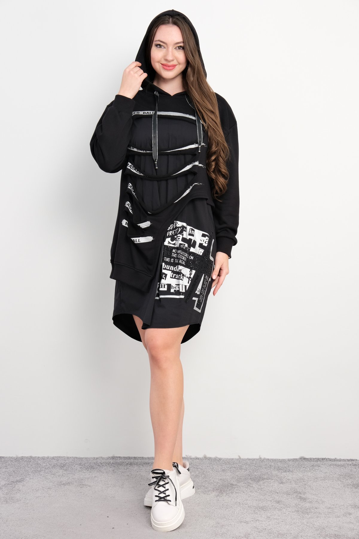 Casual Dresses-Black