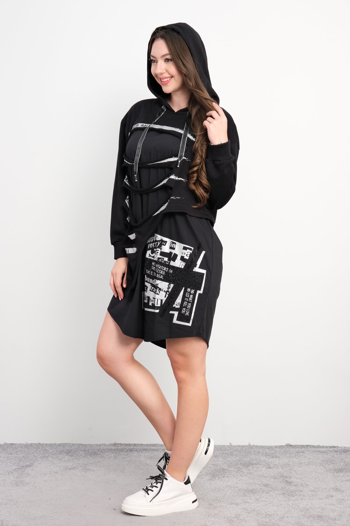 Casual Dresses-Black