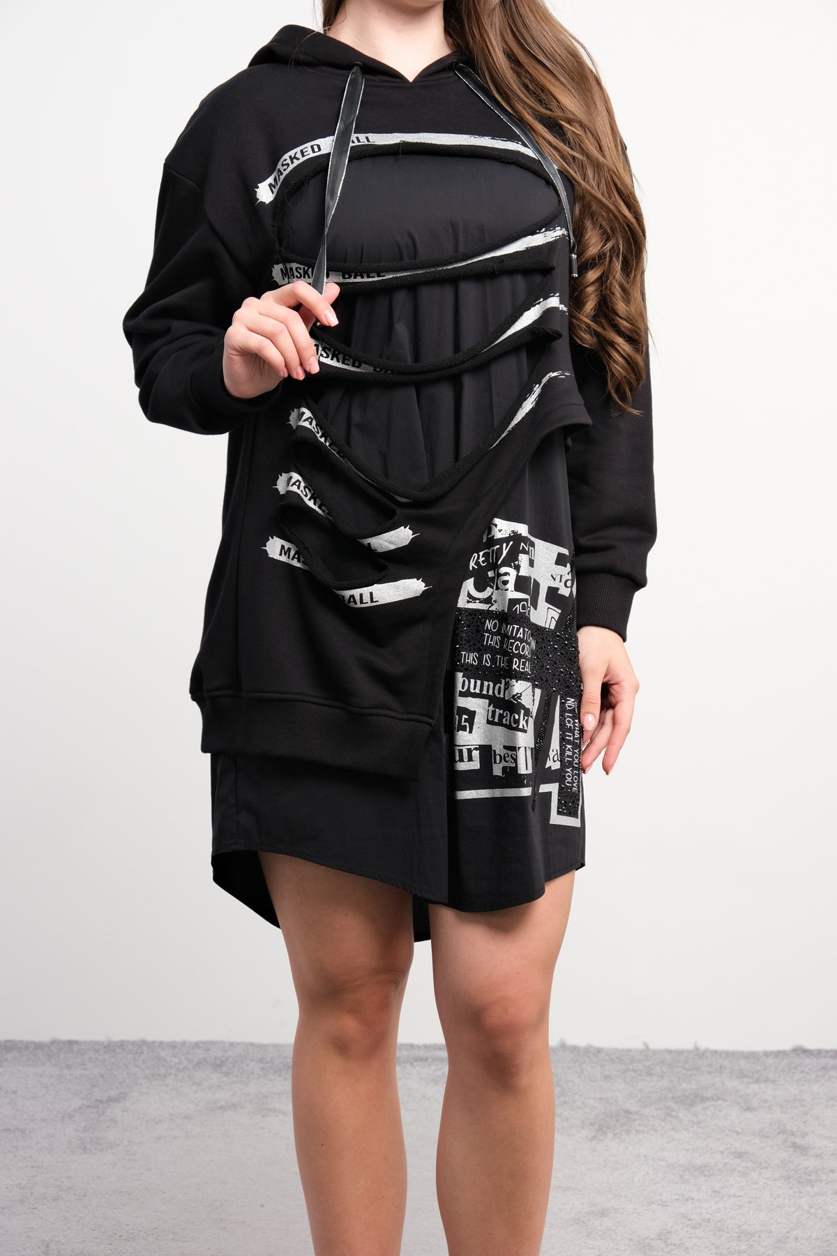 Casual Dresses-Black