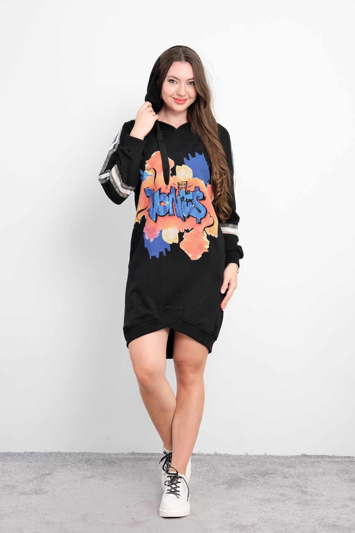 Casual Dresses-Black