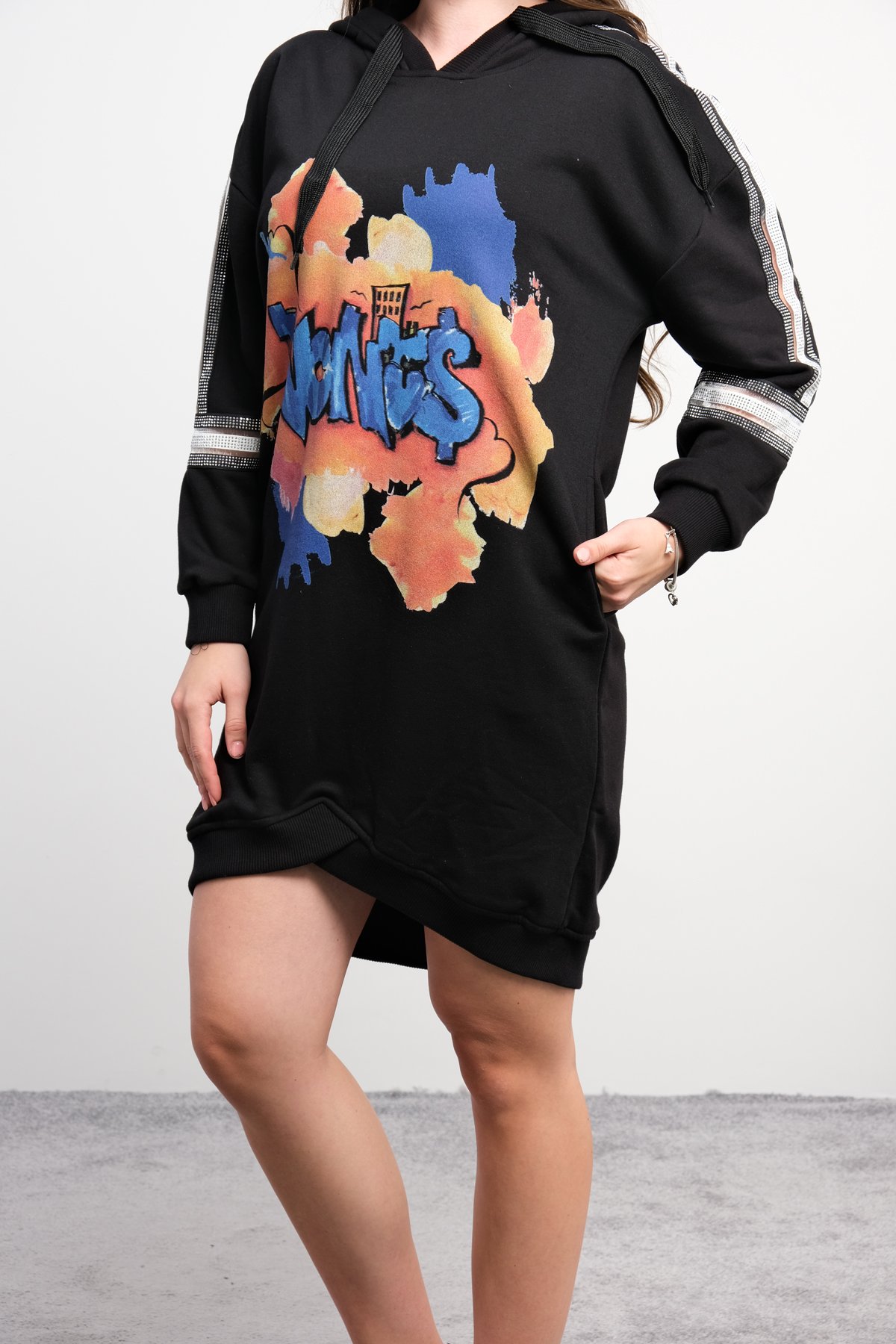 Casual Dresses-Black