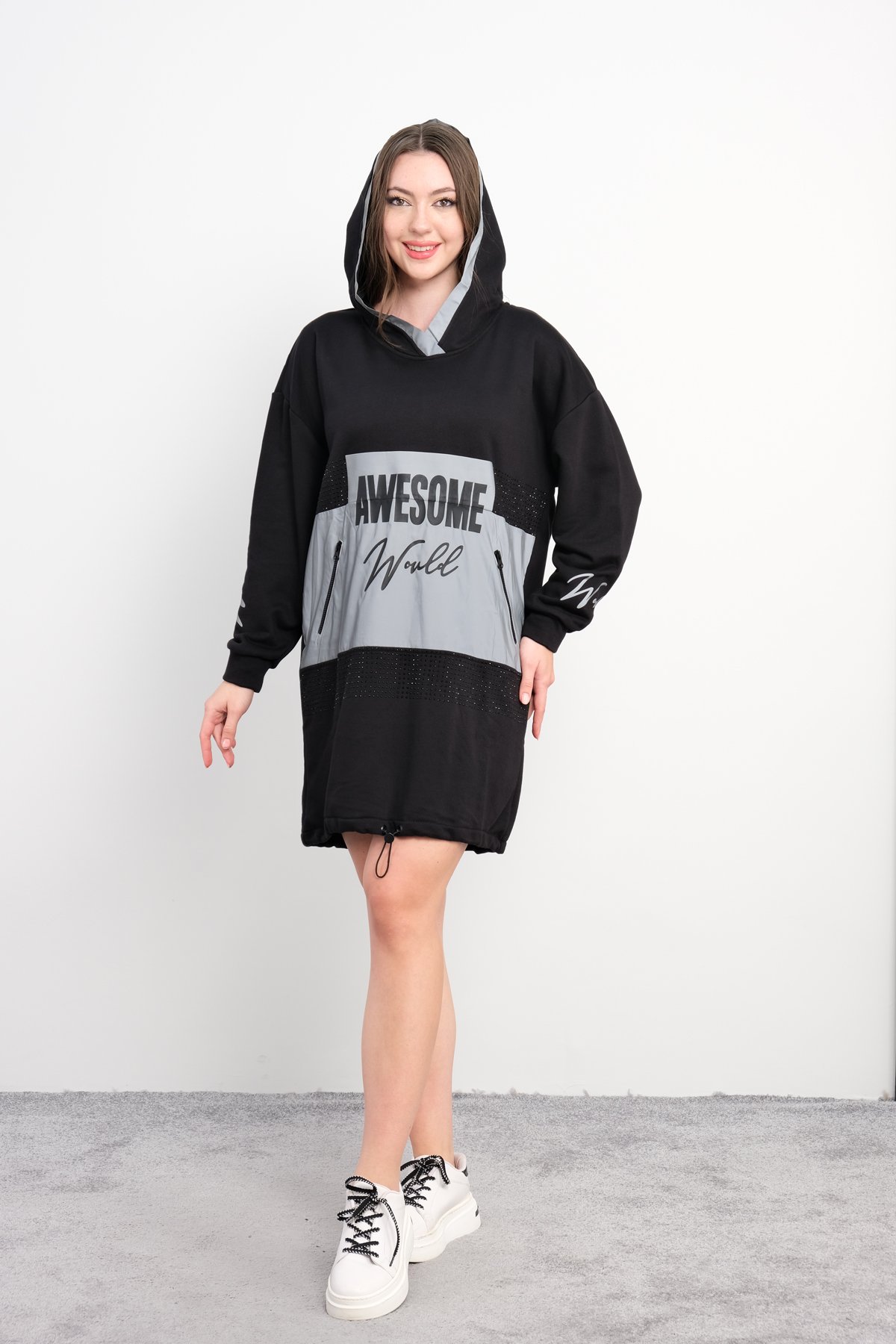 Casual Dresses-Black