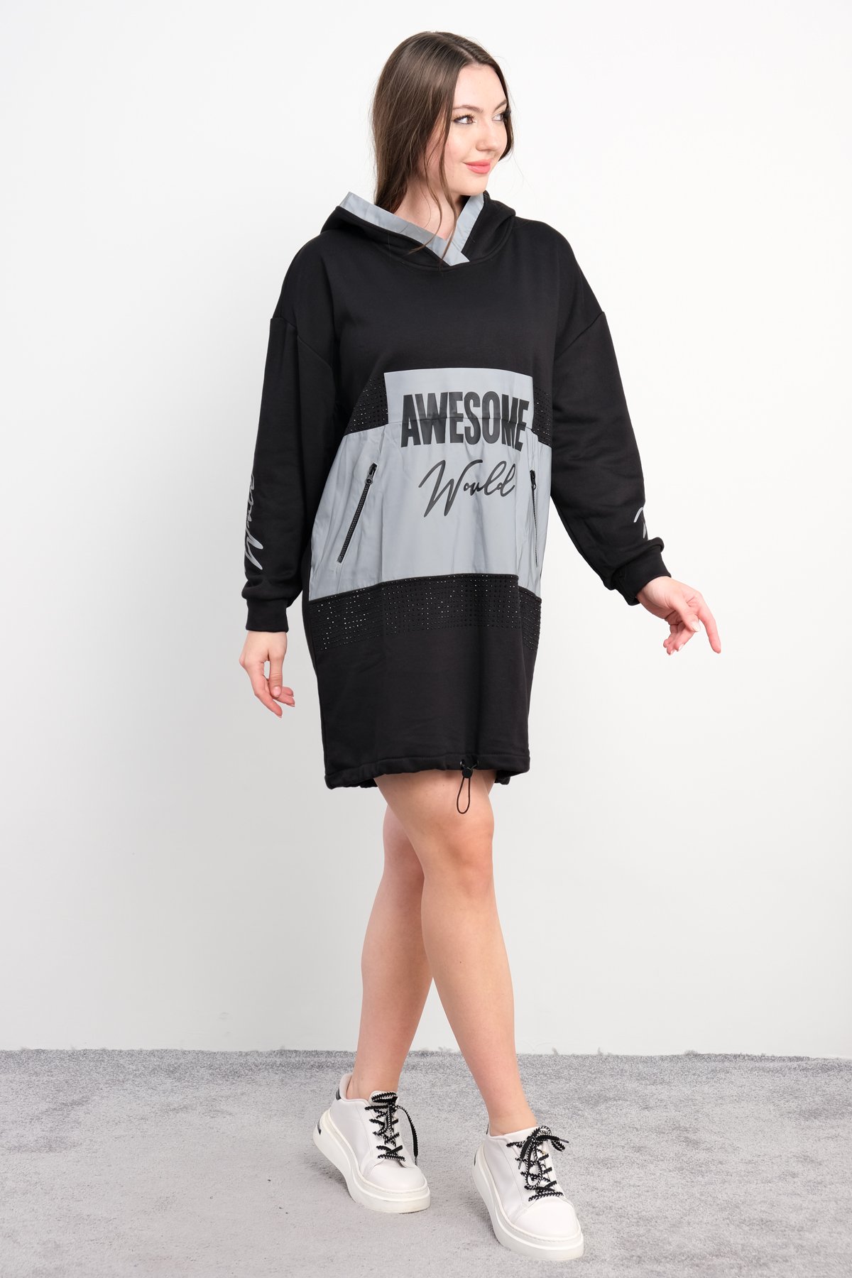 Casual Dresses-Black