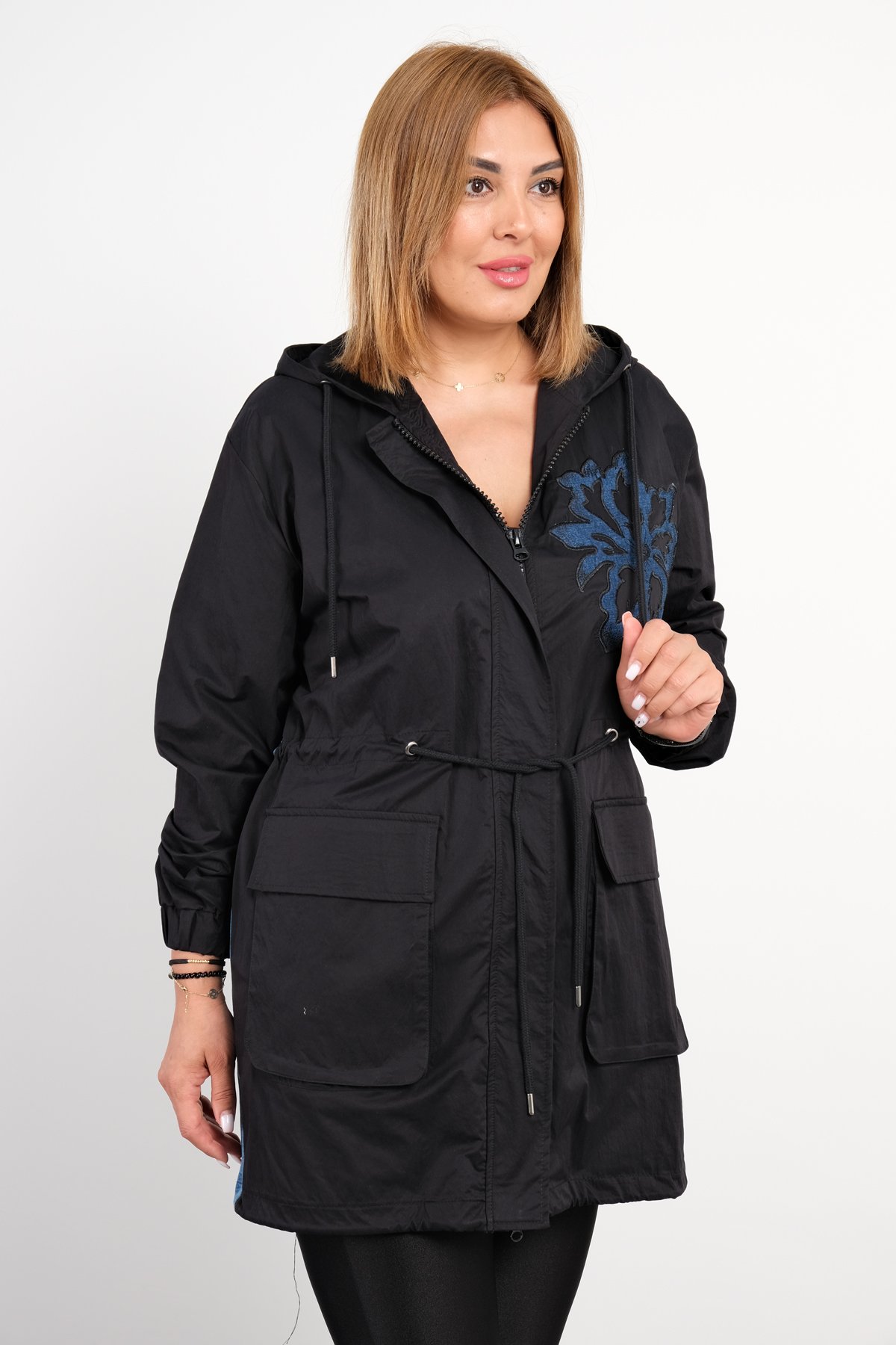 Trench Coats-Black