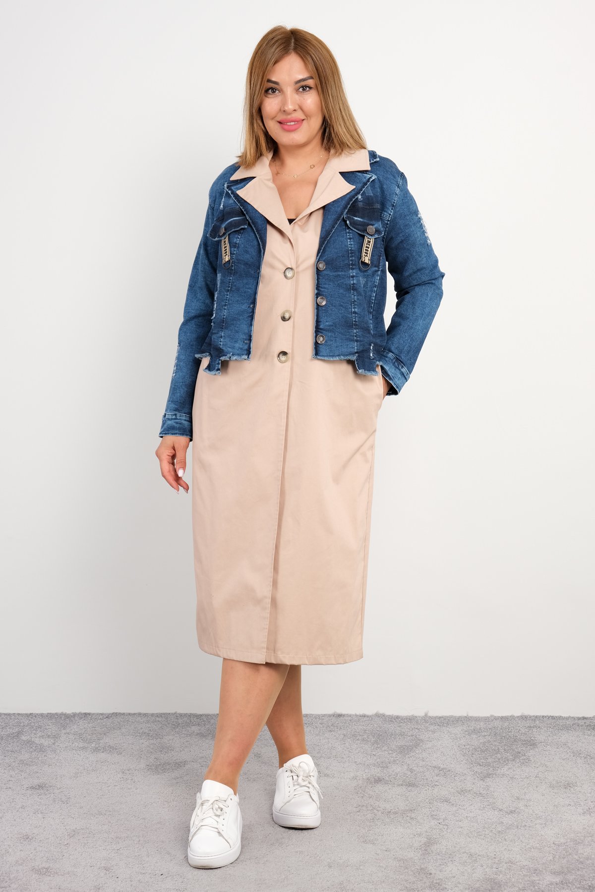 Trench Coats-Beige