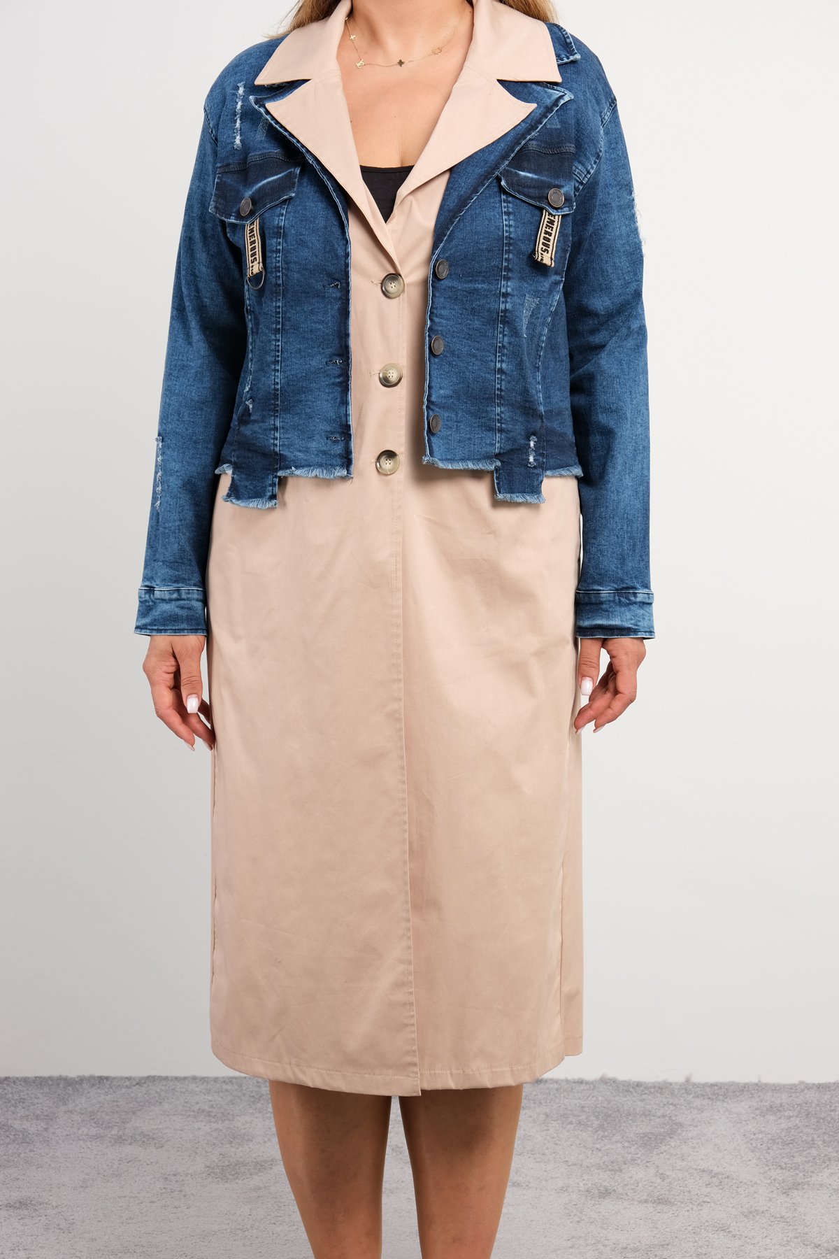 Trench Coats-Beige