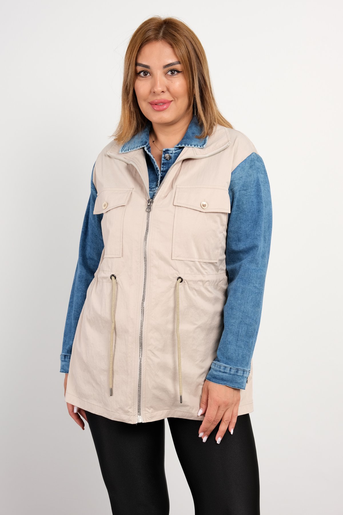 Trench Coats-Blue