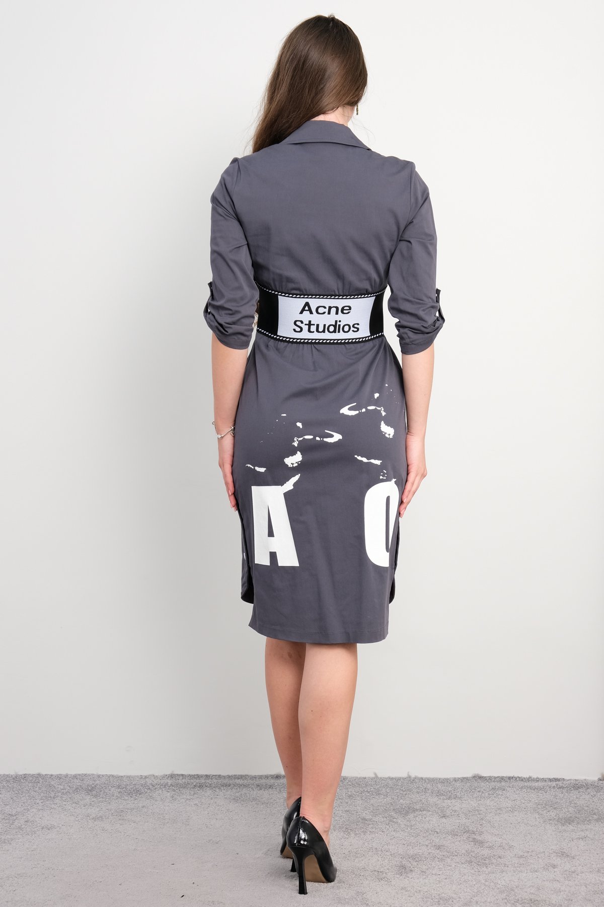 Casual Dresses-Grey