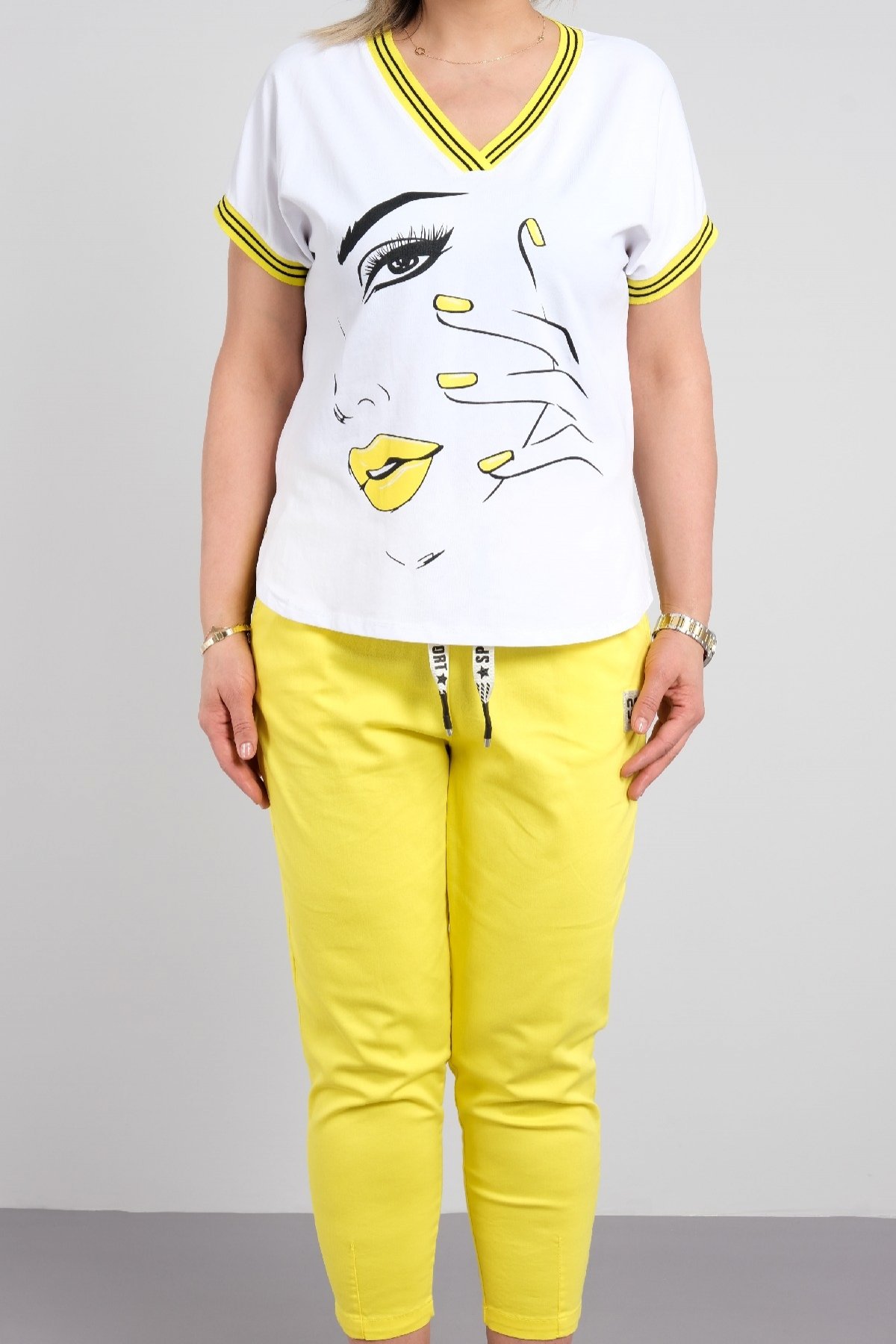 Two-Piece Suit-Yellow