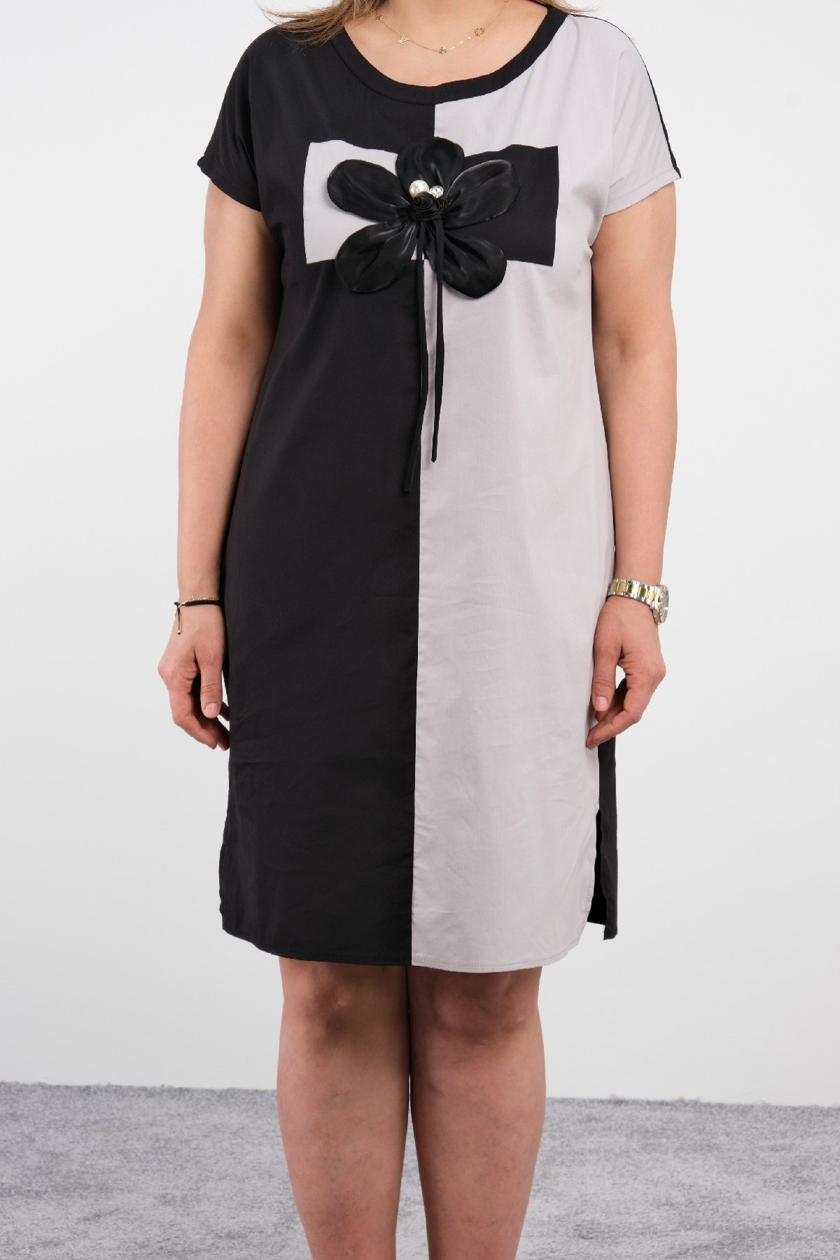 Casual Dresses-Grey