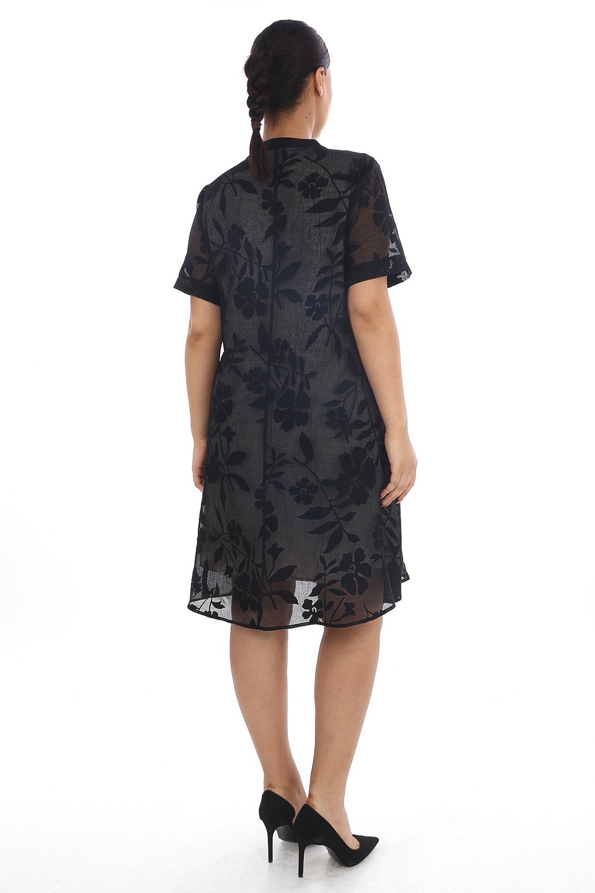 Plus Size Dress-Black