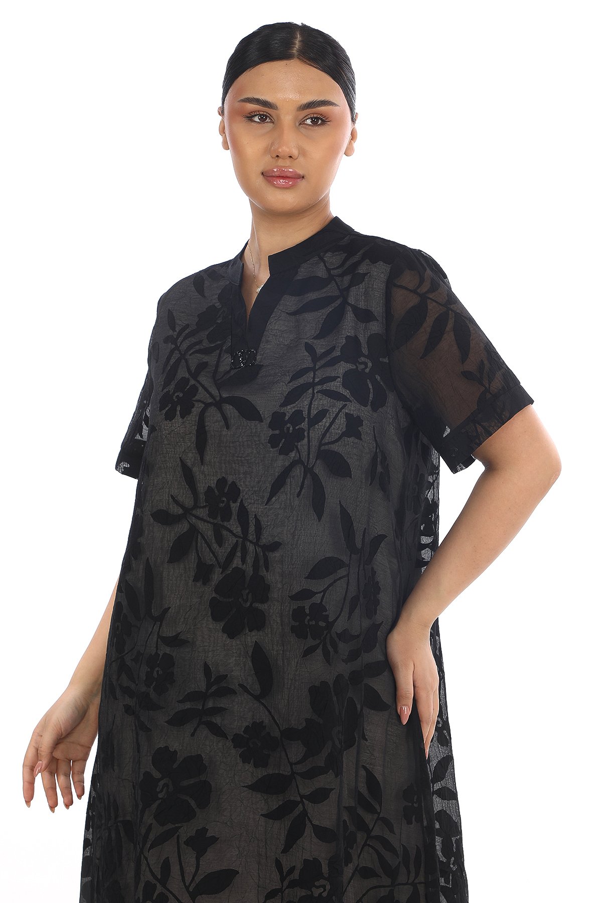 Plus Size Dress-Black