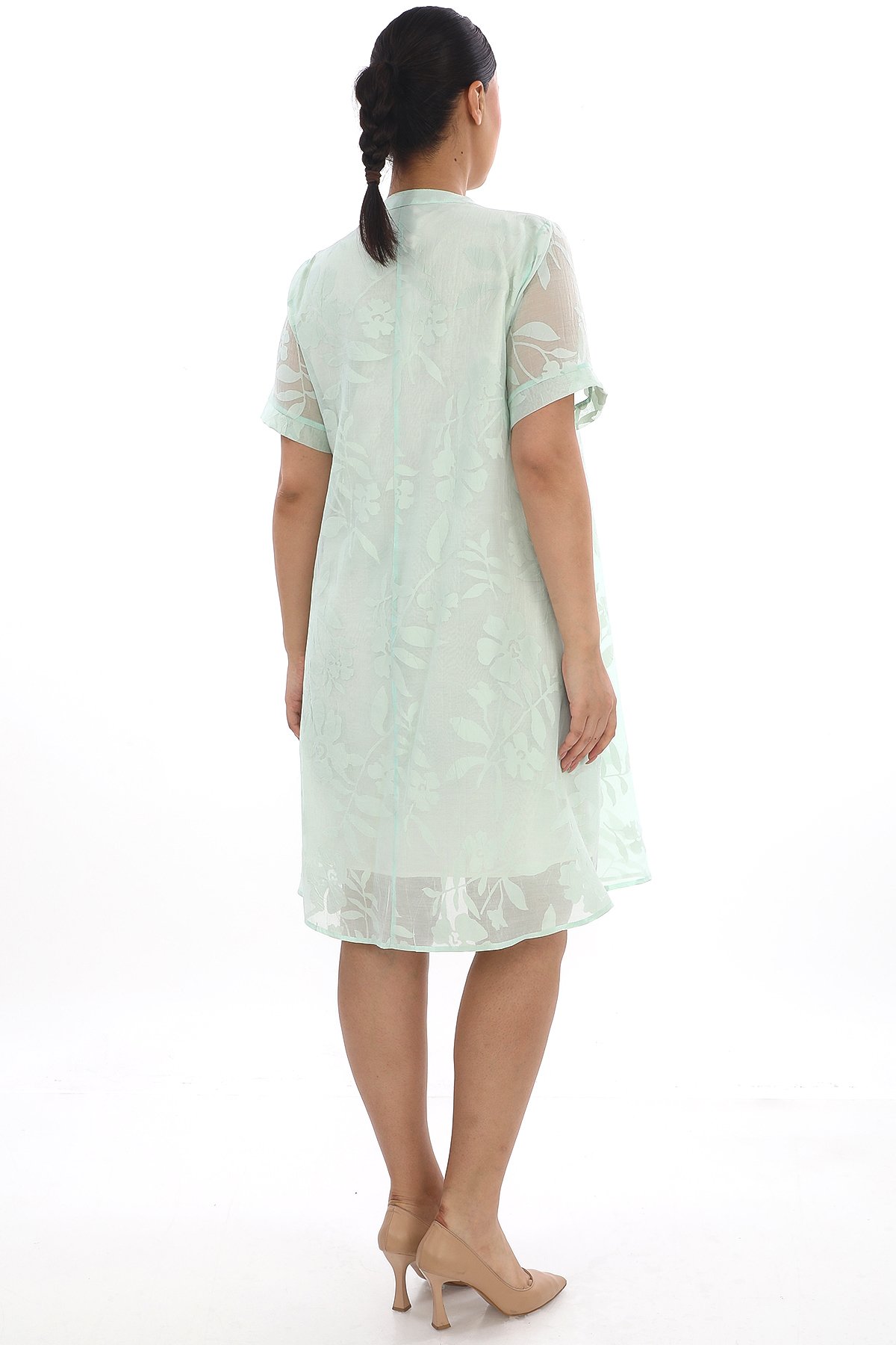 Plus Size Dress-Green