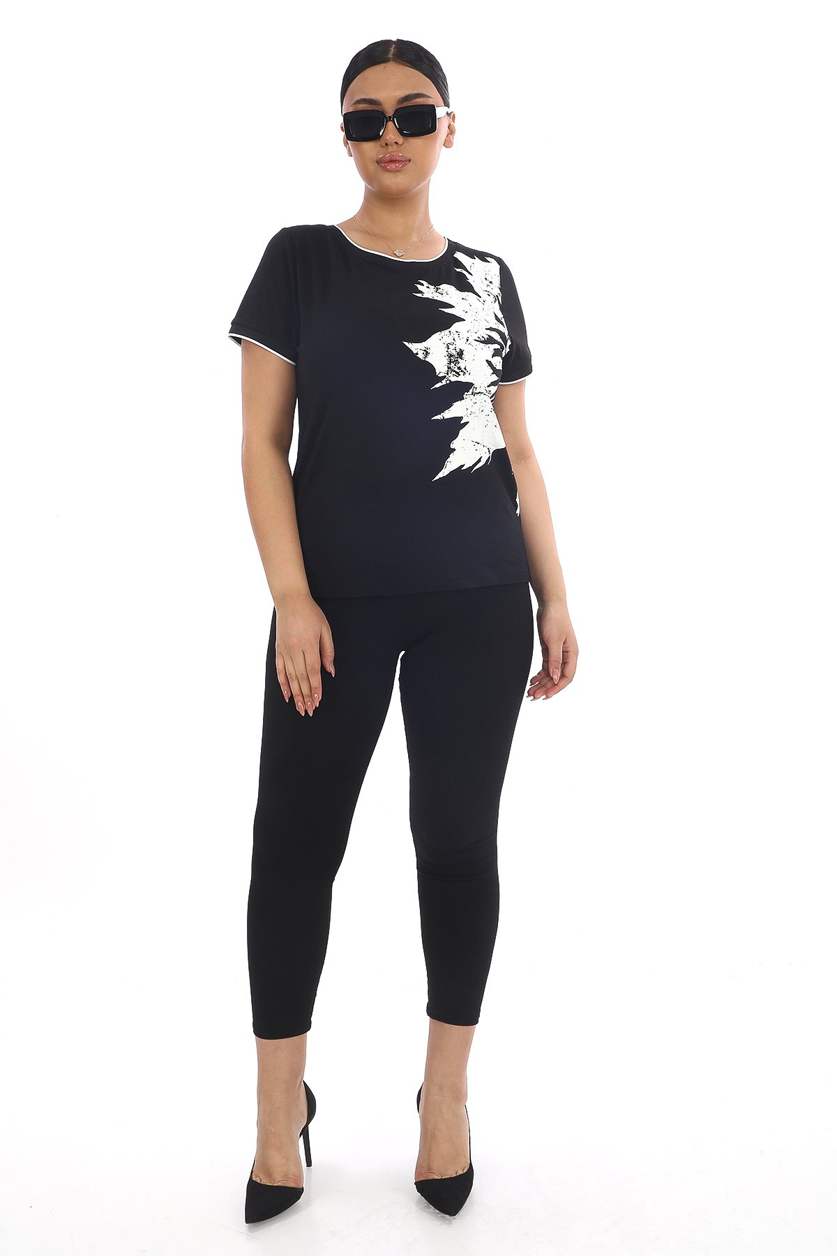 Plus Size Blouse-Black