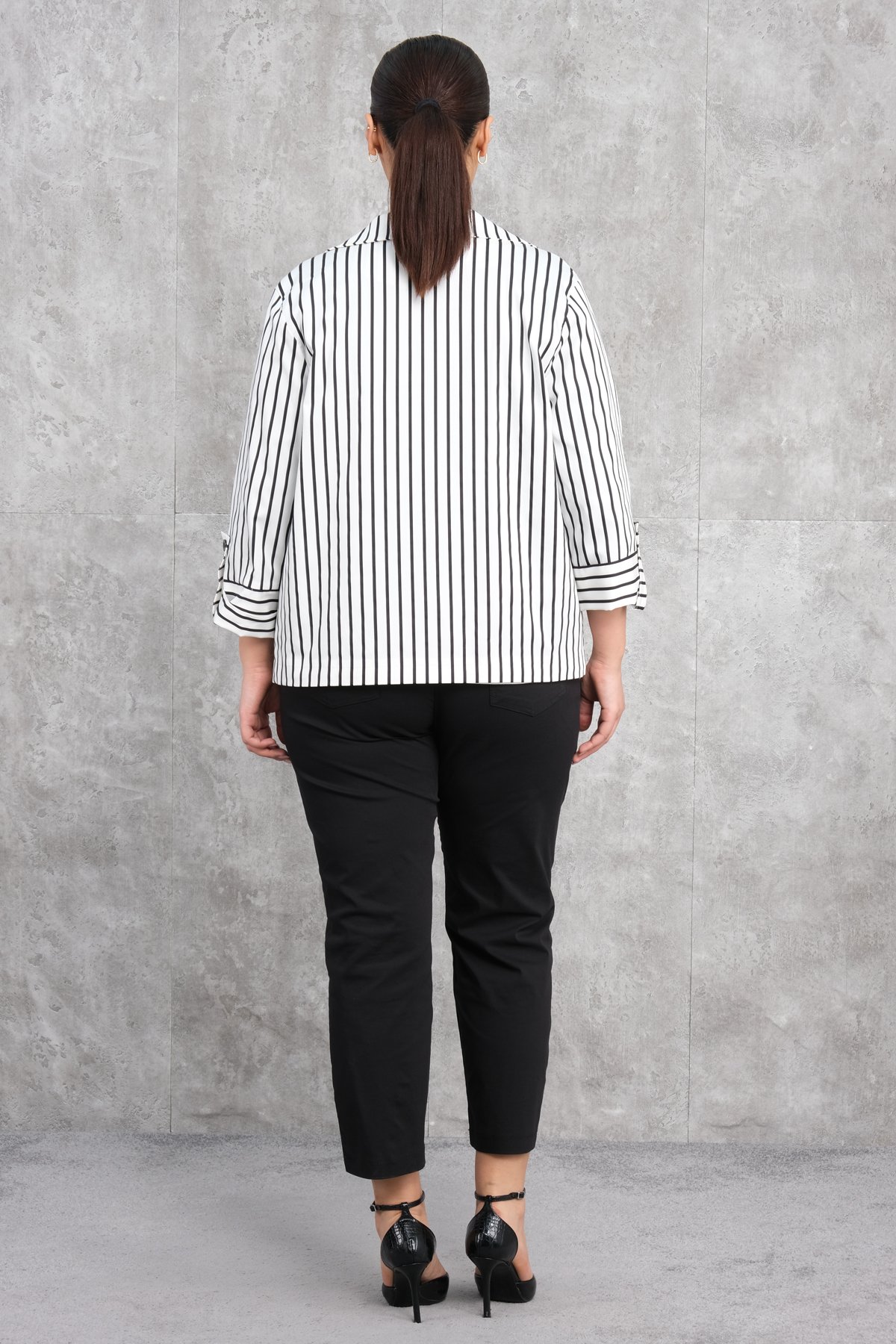 Plus Size Three-Piece Set-Black