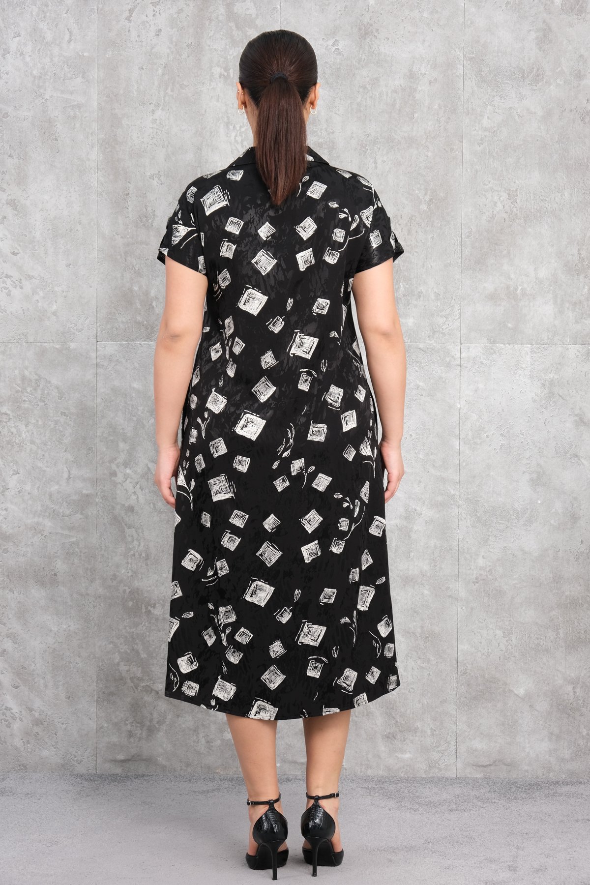 Plus Size Dress-Black
