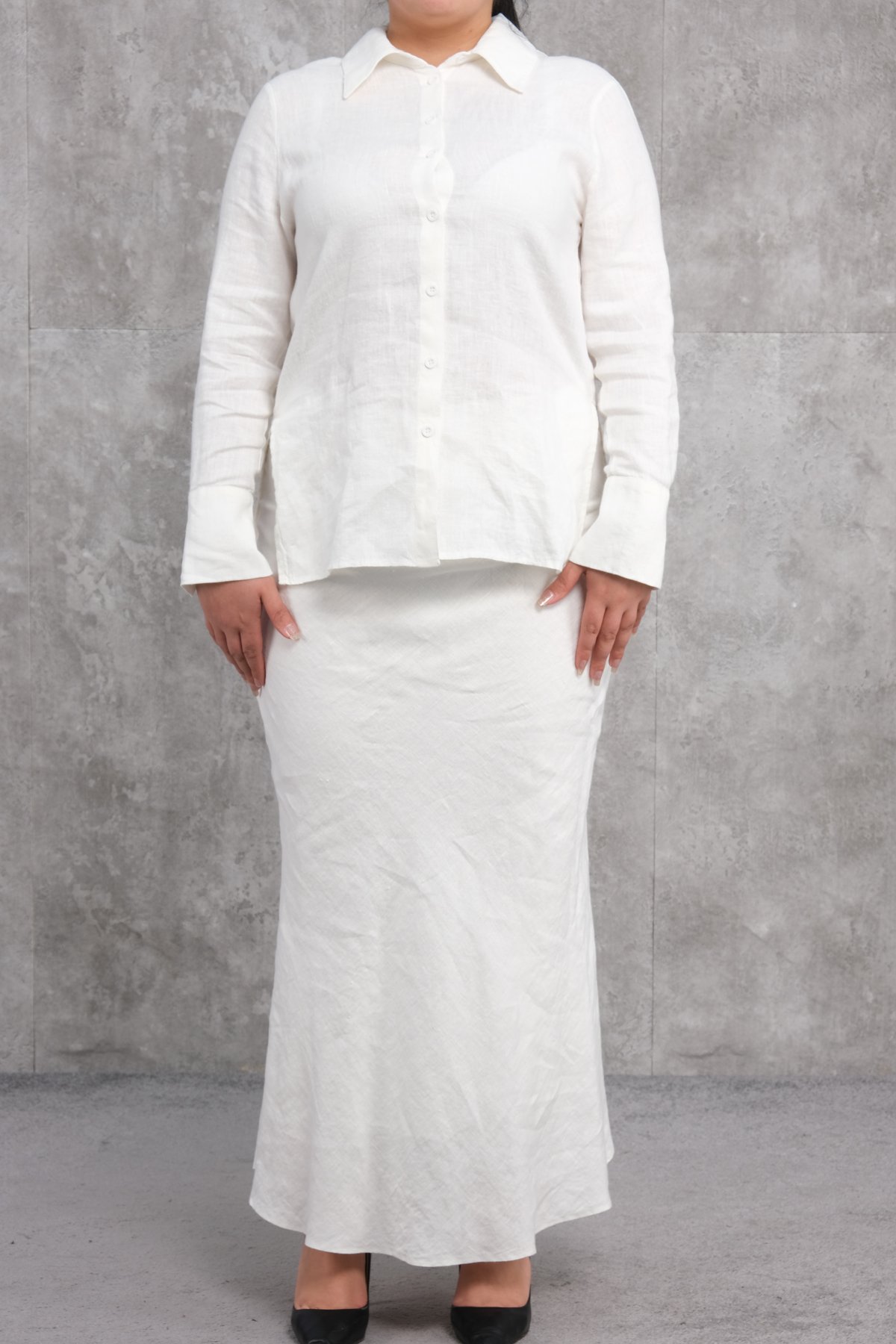 Комплект из двух предметов больших размеров-Молочный