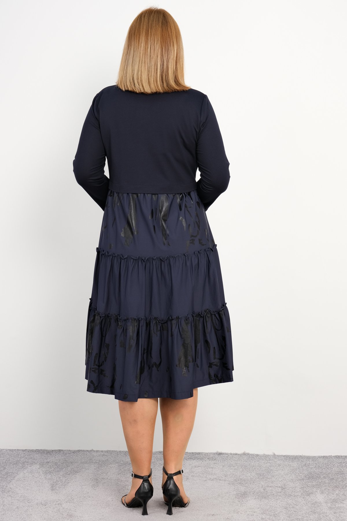 Casual Dresses-Dark Blue