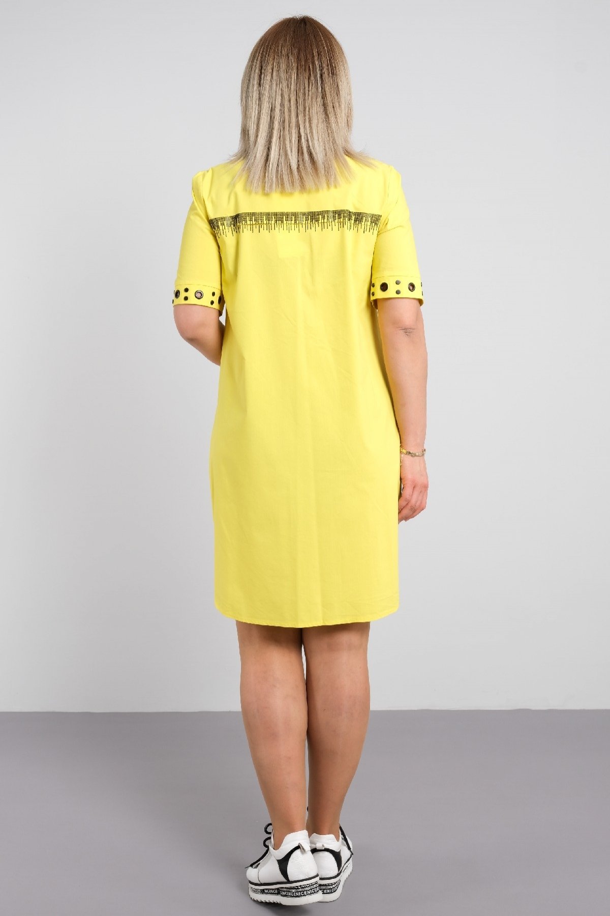 Casual Dresses-Yellow