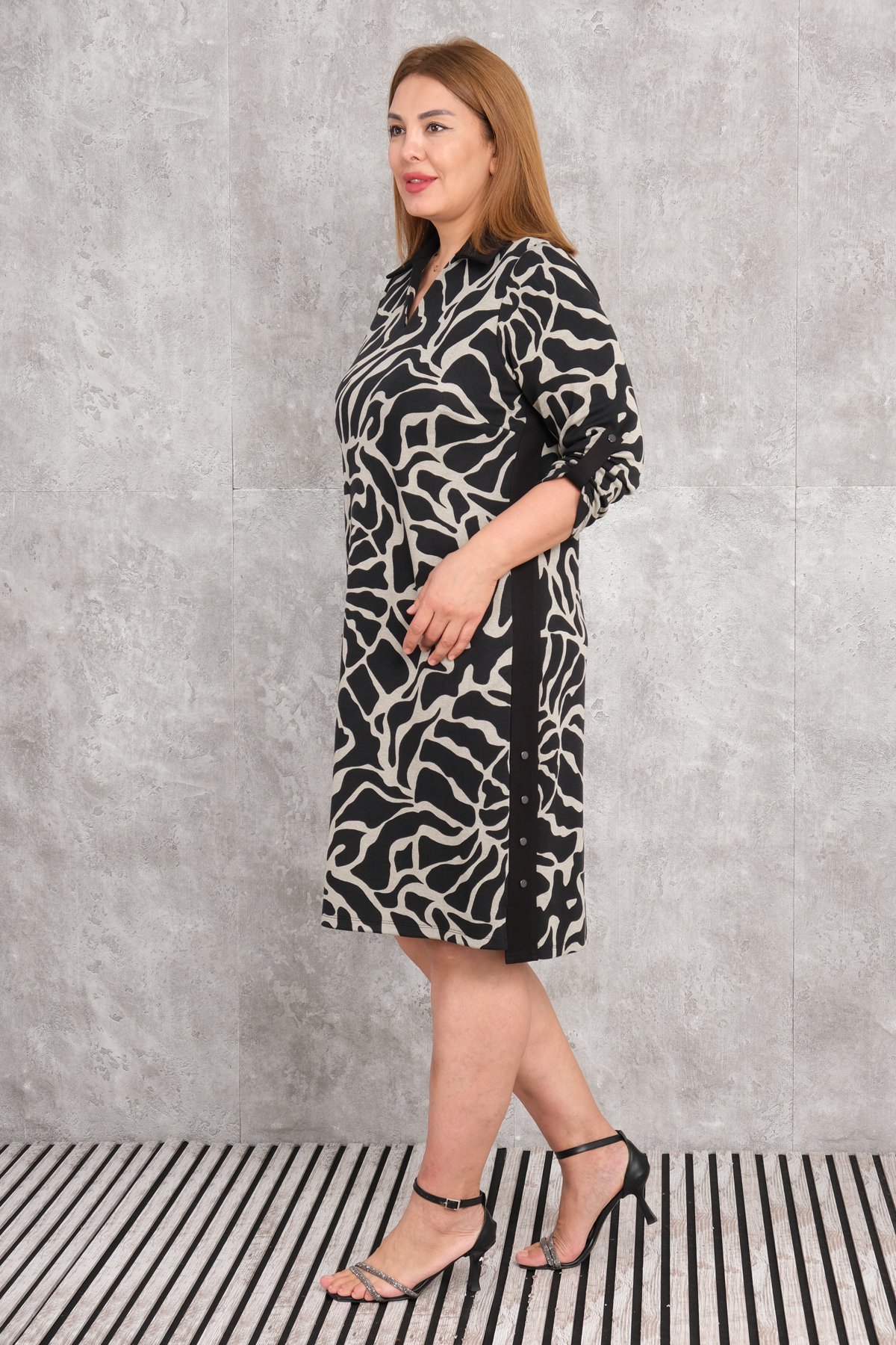 Plus Size Dress-Black