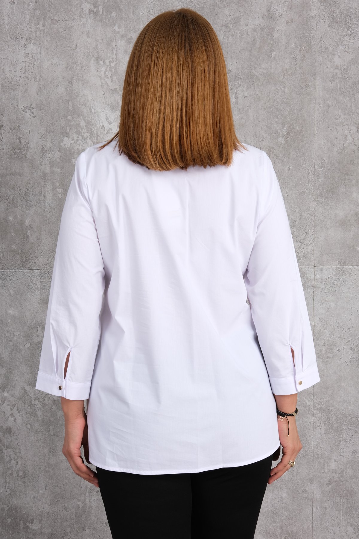 Super Plus Size Shirt-White