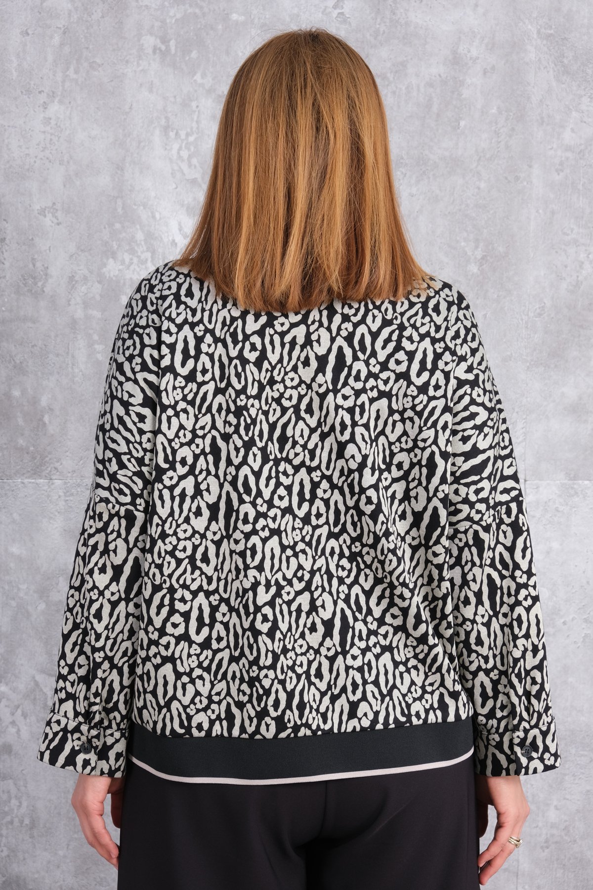 Super Plus Size Jacket-Black