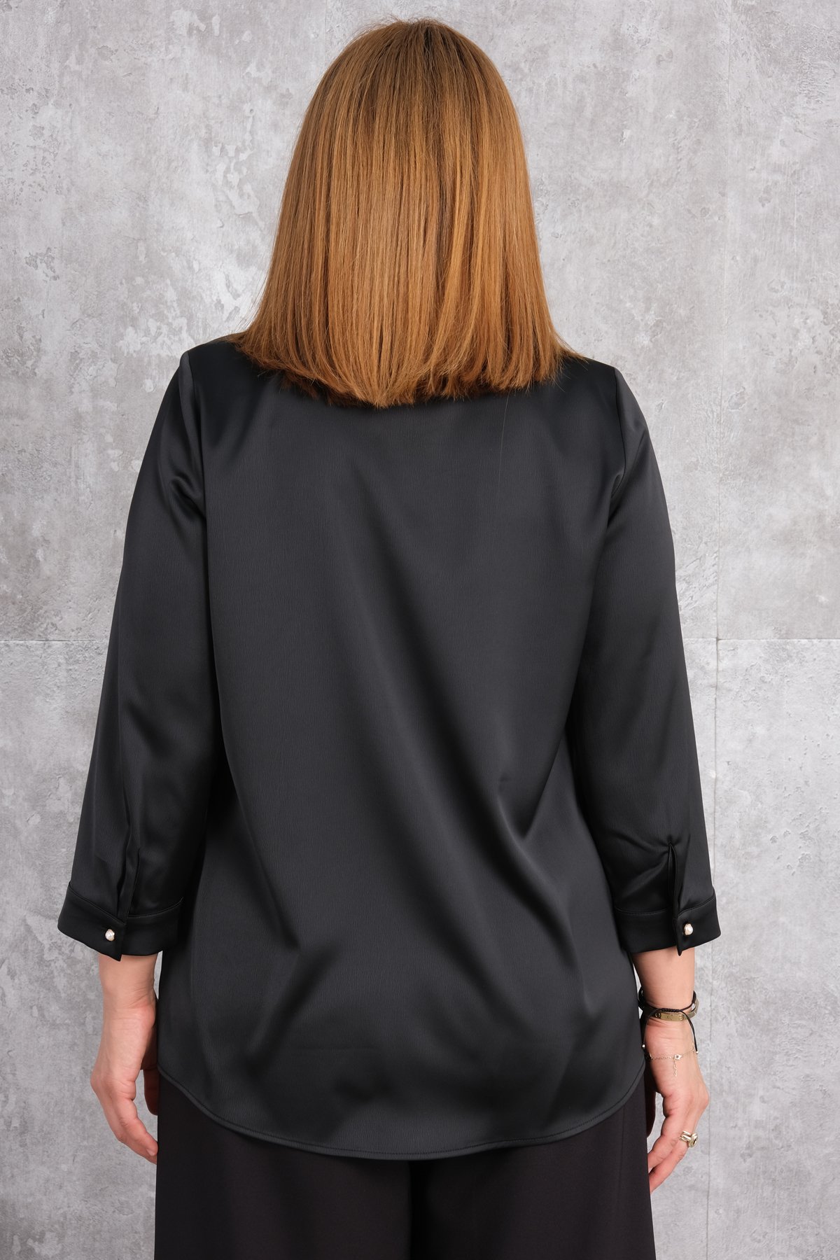 Plus Size Blouse-Black