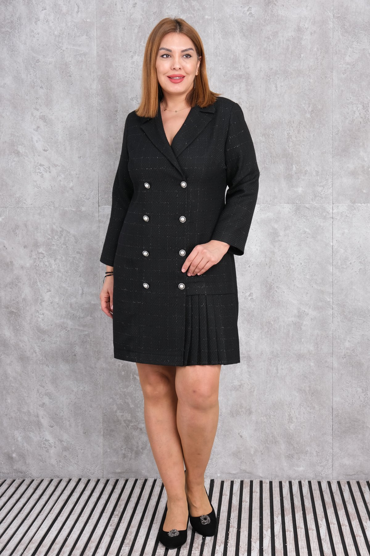 Plus Size Dress-Black