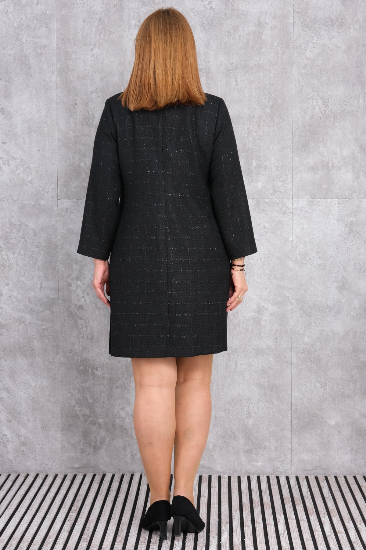 Plus Size Dress-Black