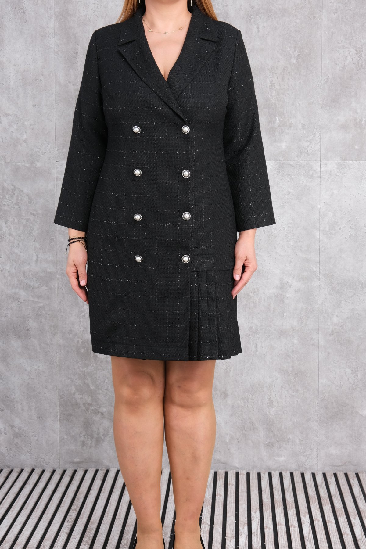 Plus Size Dress-Black