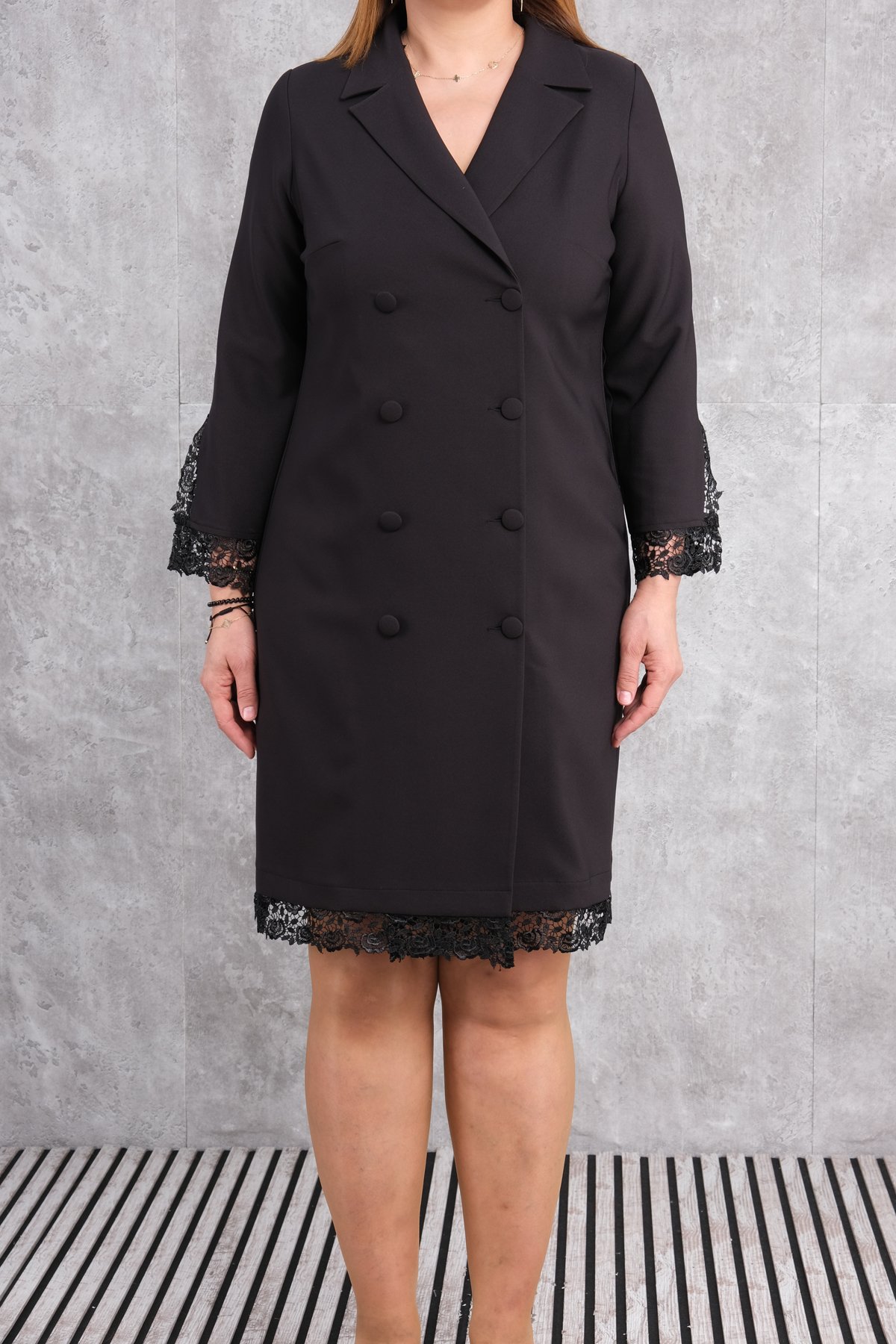 Plus Size Dress-Black