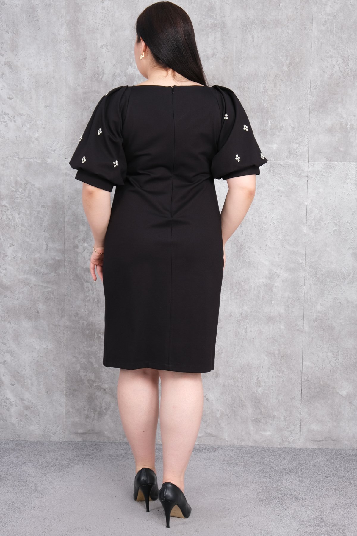 Plus Size Dress-Black