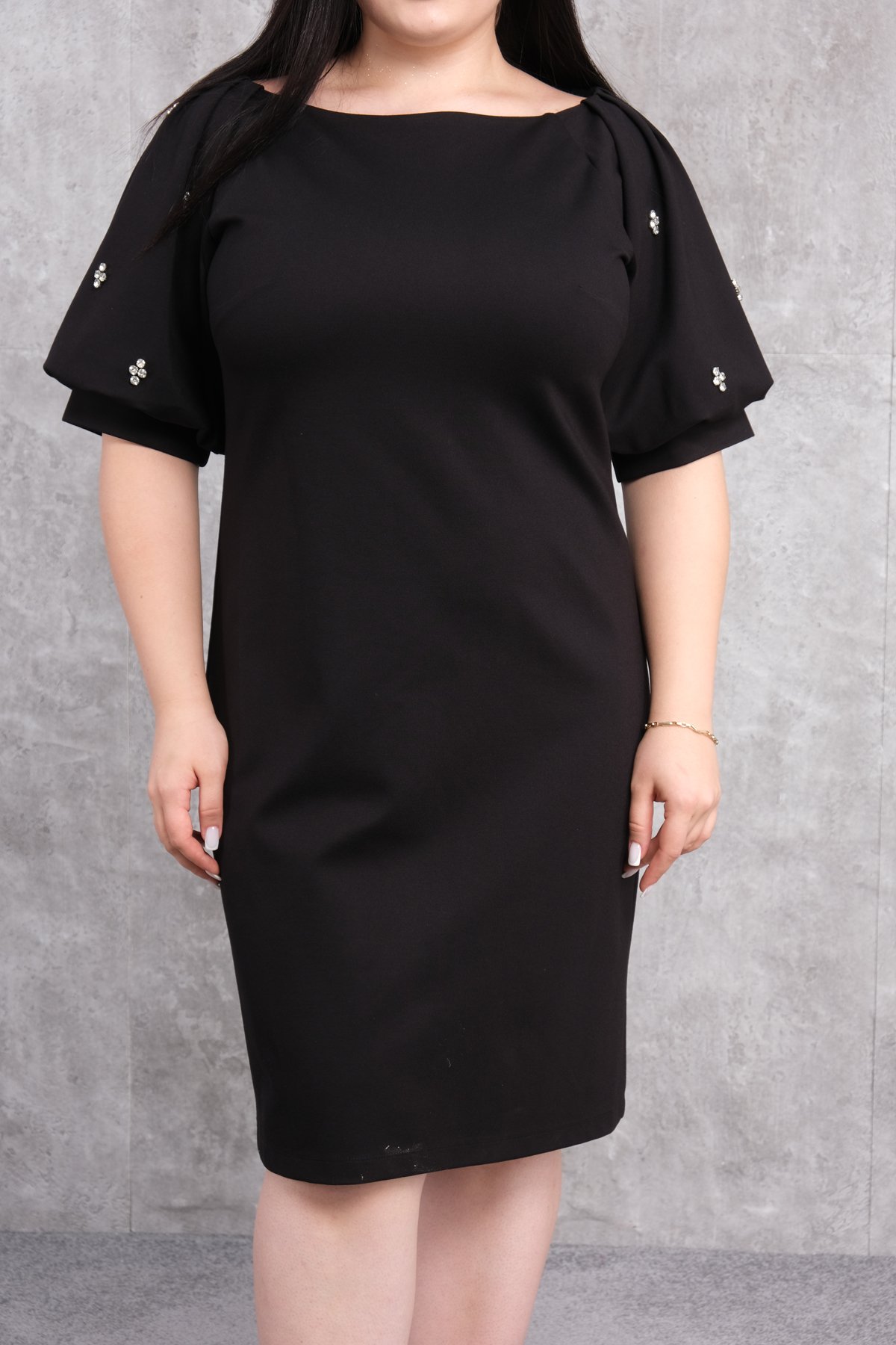 Plus Size Dress-Black