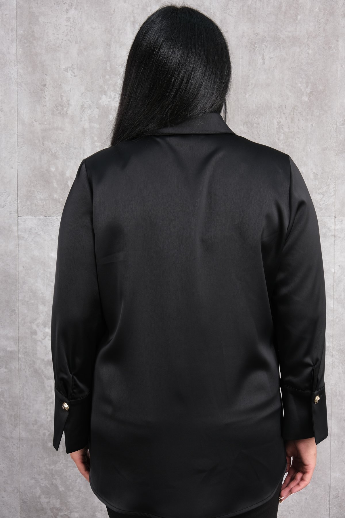 Plus Size Blouse-Black