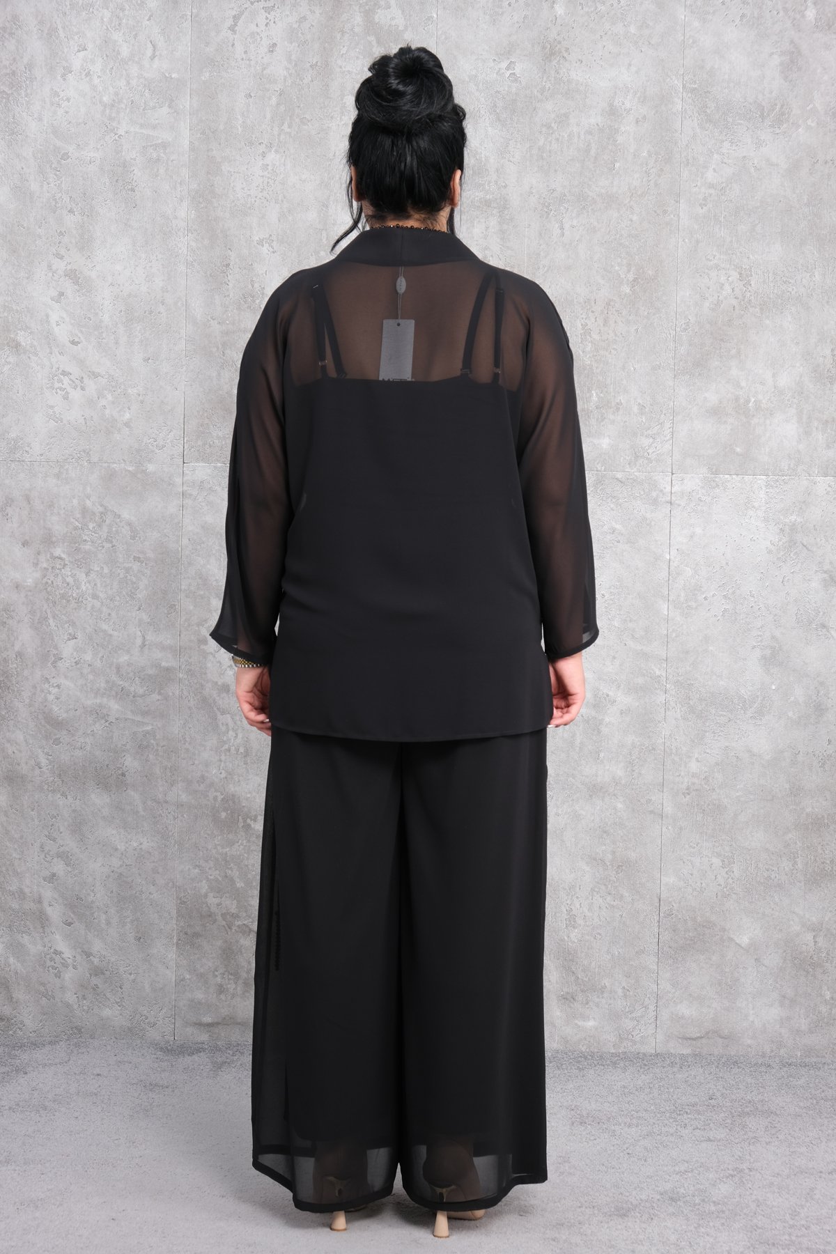 Büyük Beden İkili Takım-Siyah