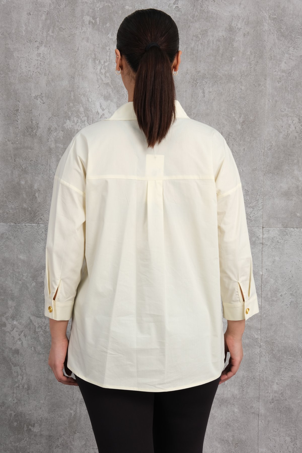 Plus Size Shirt-Yellow