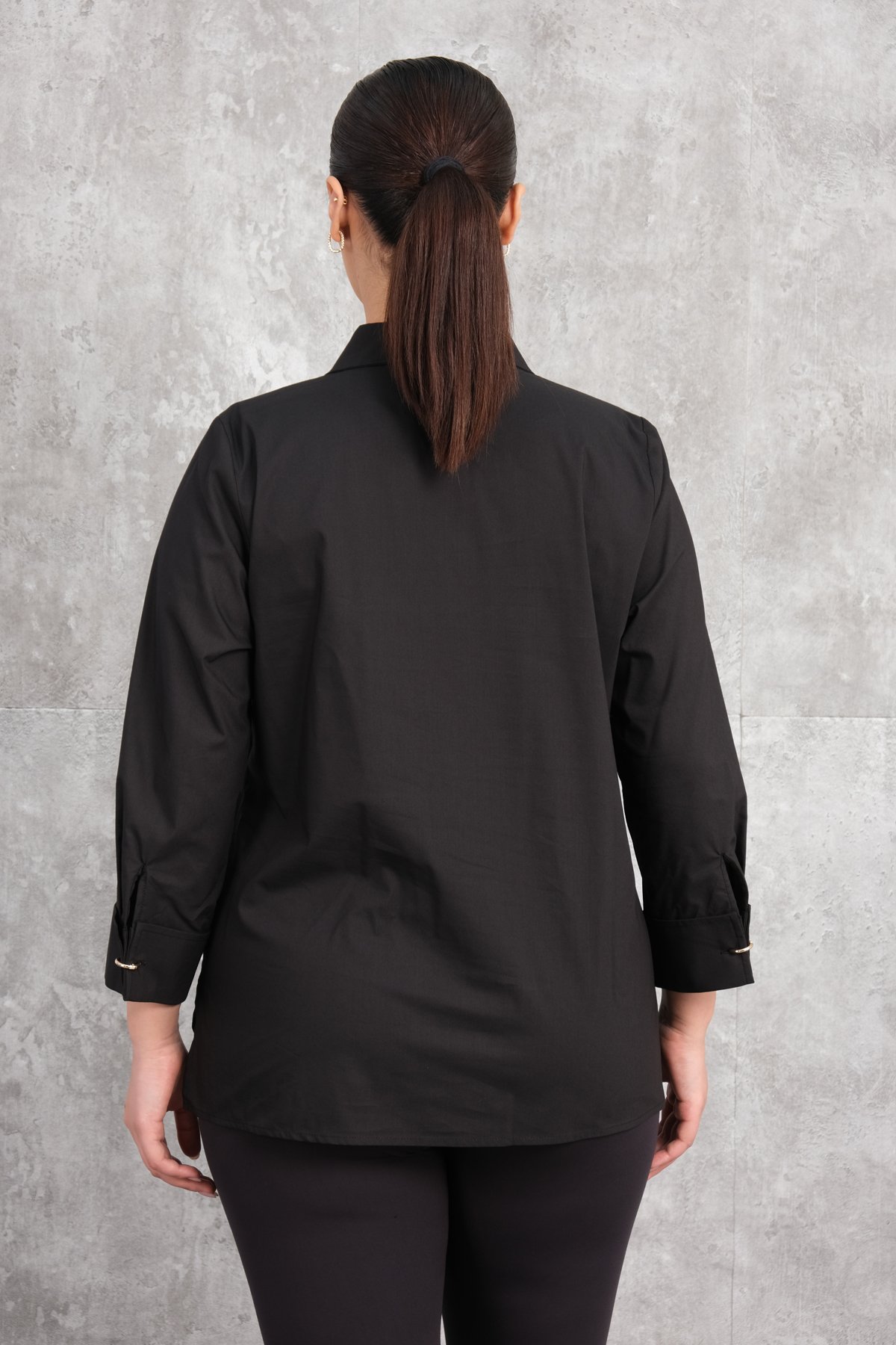 Plus Size Shirt-Black