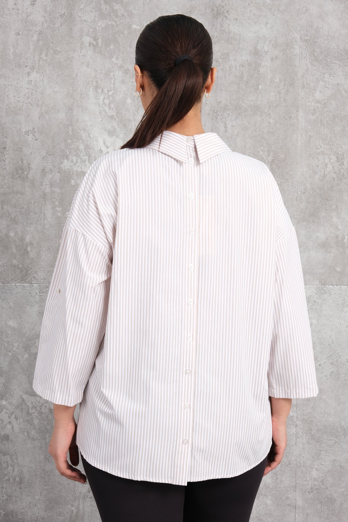 Super Plus Size Shirt-Mink