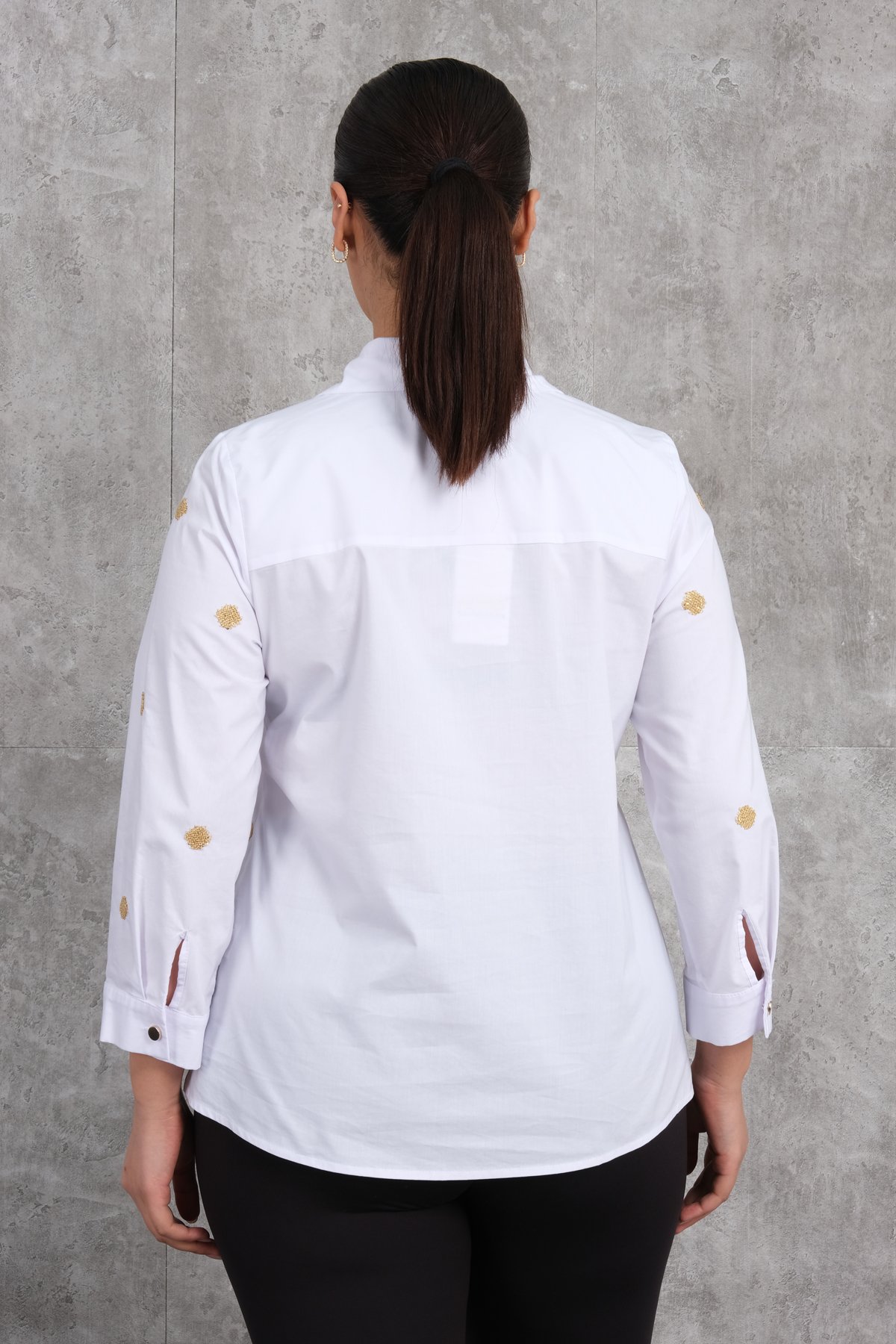 Super Plus Size Shirt-White