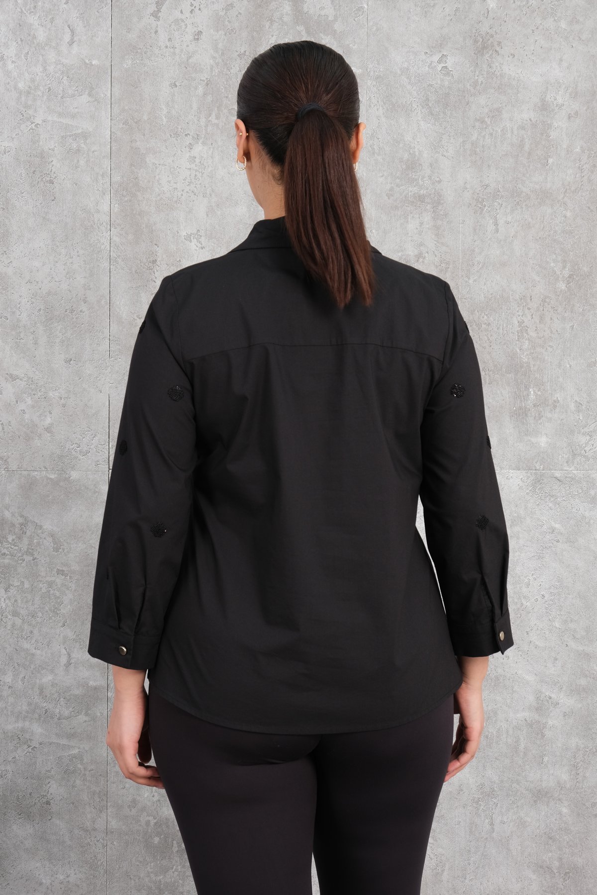 Plus Size Shirt-Black