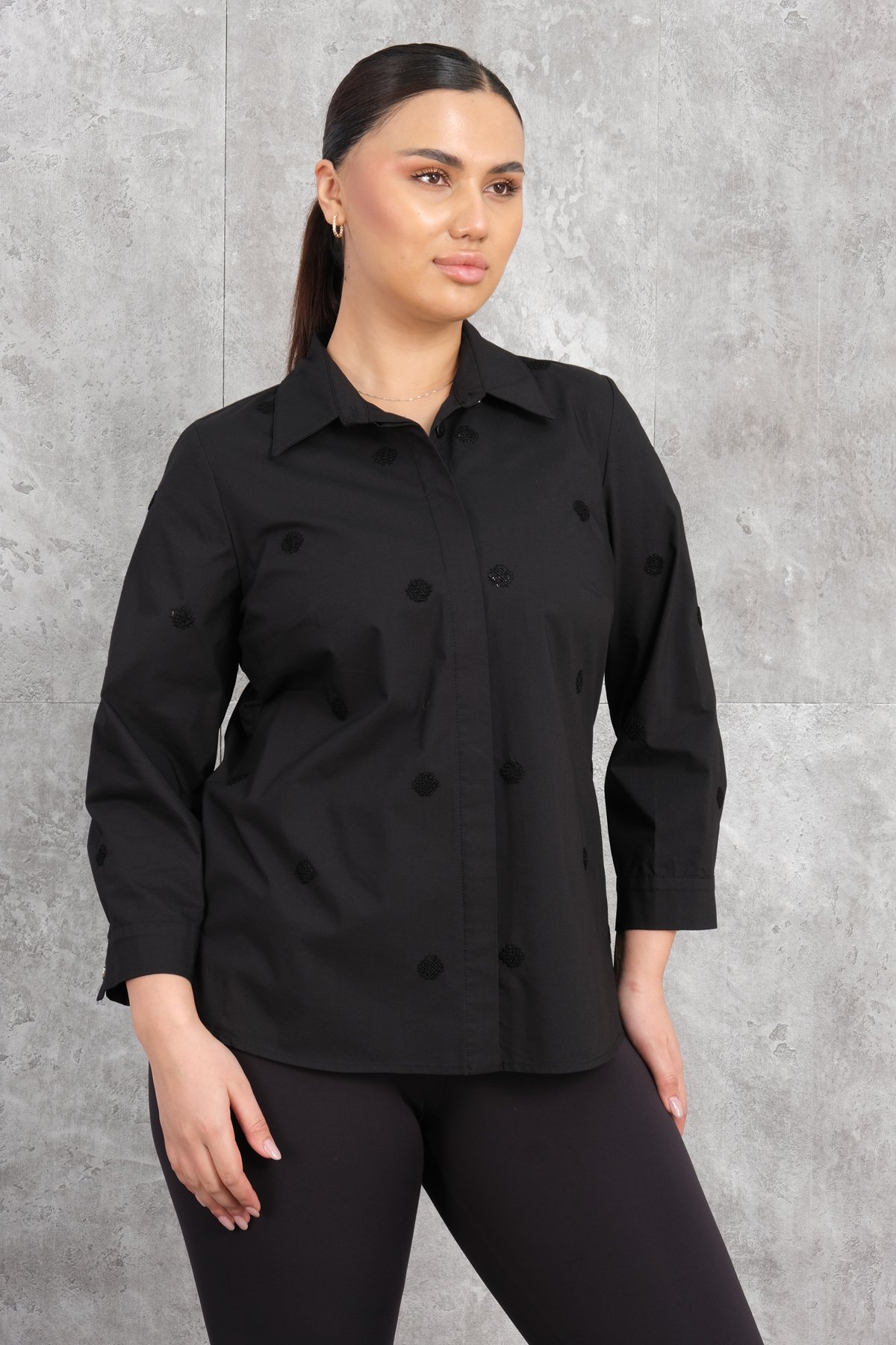 Plus Size Shirt-Black