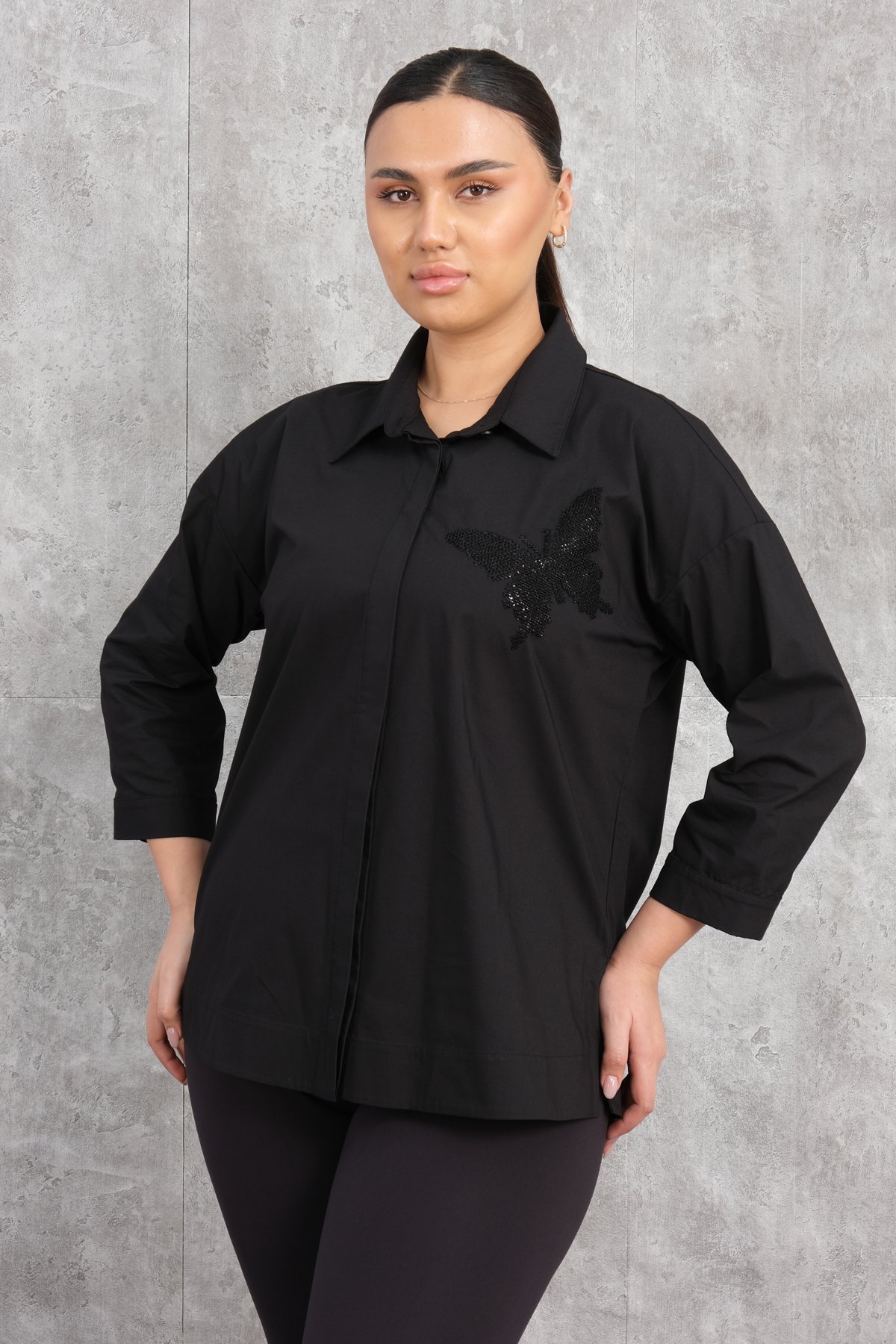 Plus Size Shirt-Black