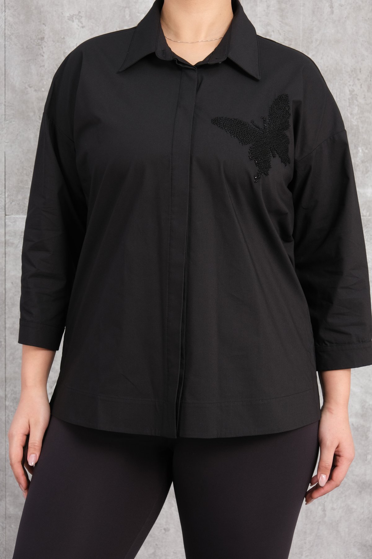 Plus Size Shirt-Black