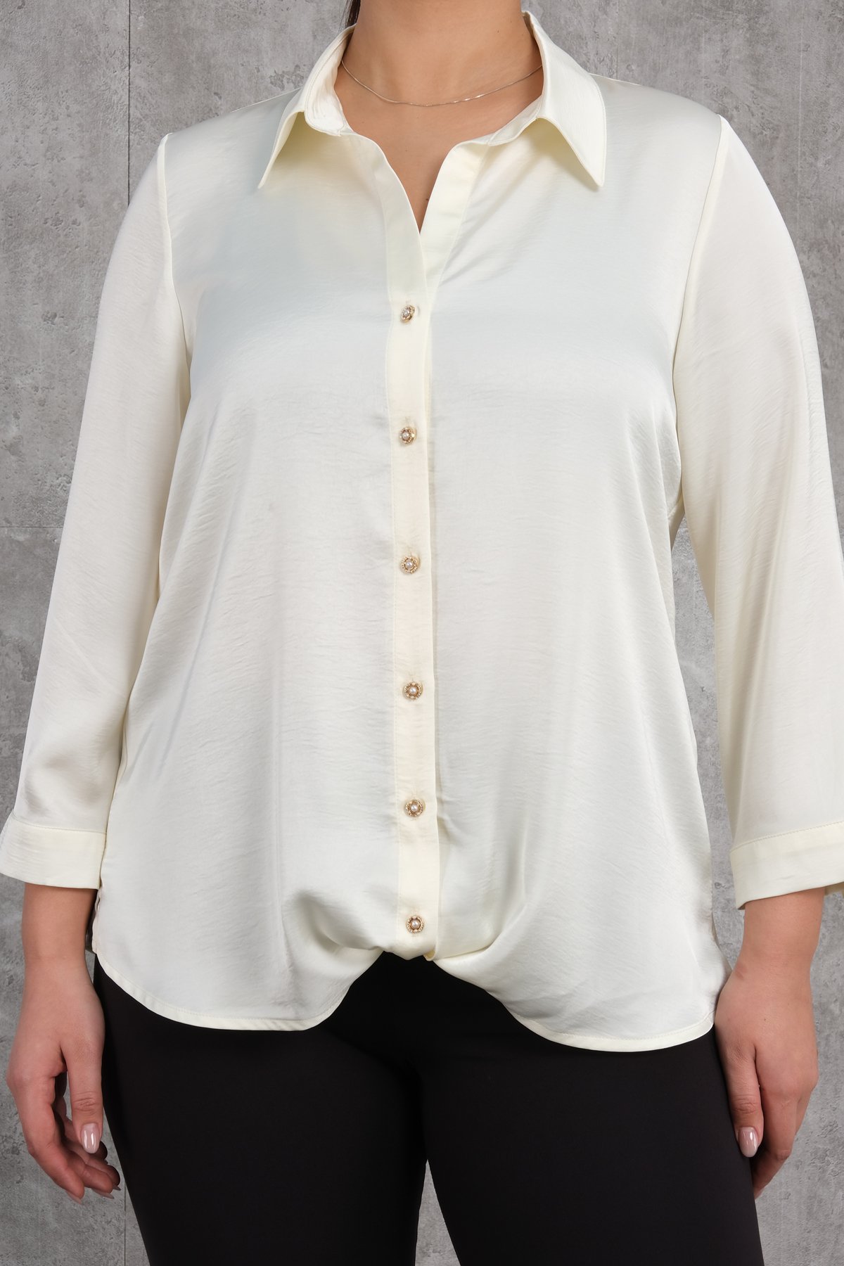 Plus Size Shirt-Yellow