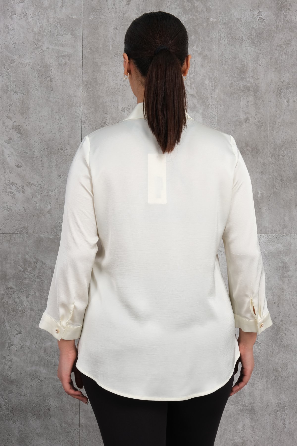 Plus Size Shirt-White