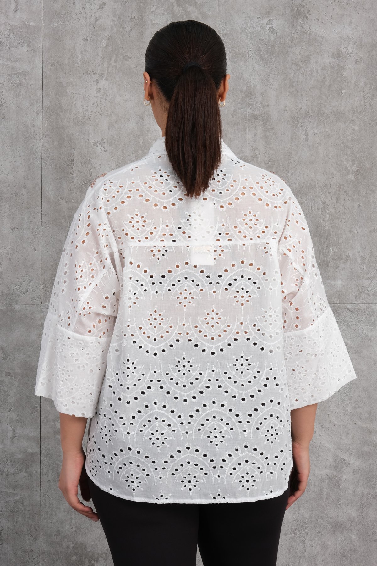 Plus Size Shirt-White